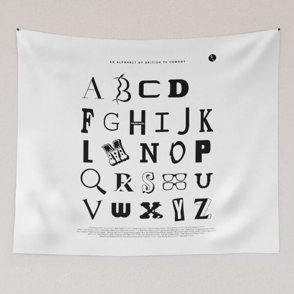 Item preview, An Alphabet Of British Tv Comedy designed and sold by MathewCronin.
