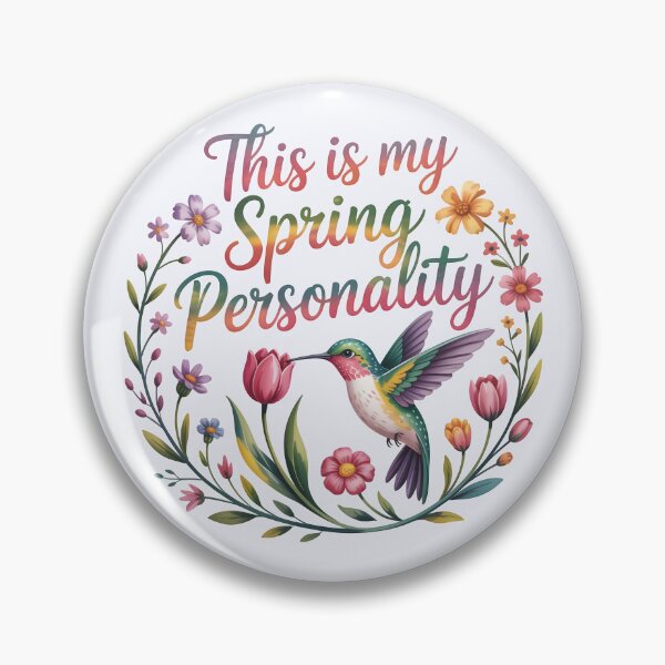 Item preview, This is My Spring Personality - Spring Aesthetic Scene designed and sold by Jollys-ArtShop.