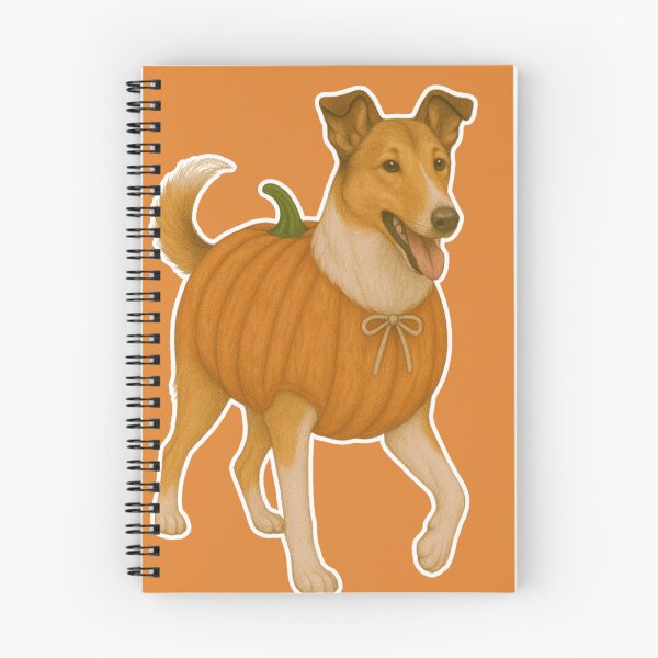 Item preview, Smooth Collie in Pumpkin Costume – Cute Halloween Autumn Design designed and sold by GoodyPaws.