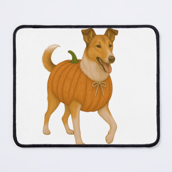 Item preview, Smooth Collie in Pumpkin Costume – Cute Halloween Autumn Design designed and sold by GoodyPaws.
