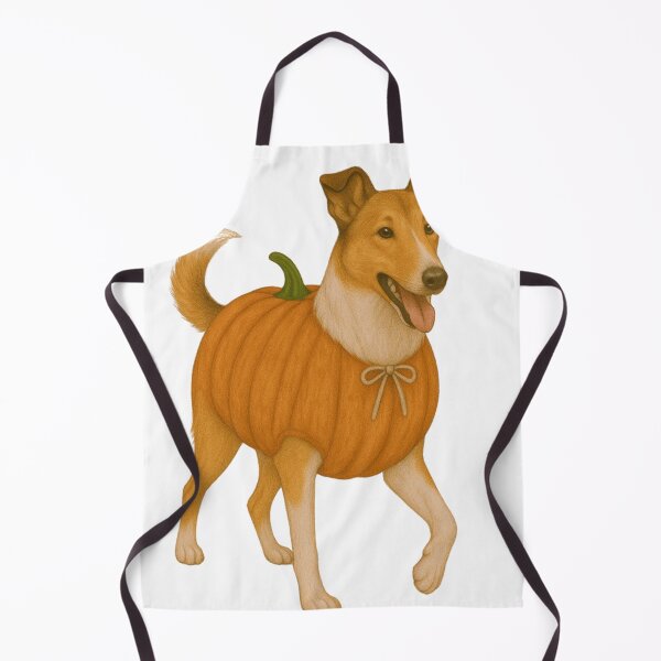 Item preview, Smooth Collie in Pumpkin Costume – Cute Halloween Autumn Design designed and sold by GoodyPaws.