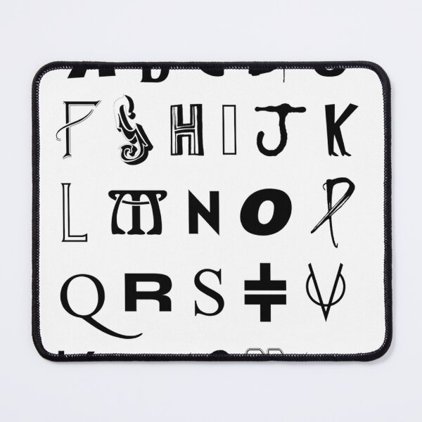 Item preview, An Alphabet Of British Bands designed and sold by MathewCronin.
