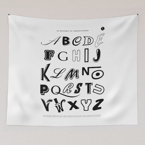 Item preview, An Alphabet Of Confectionery designed and sold by MathewCronin.
