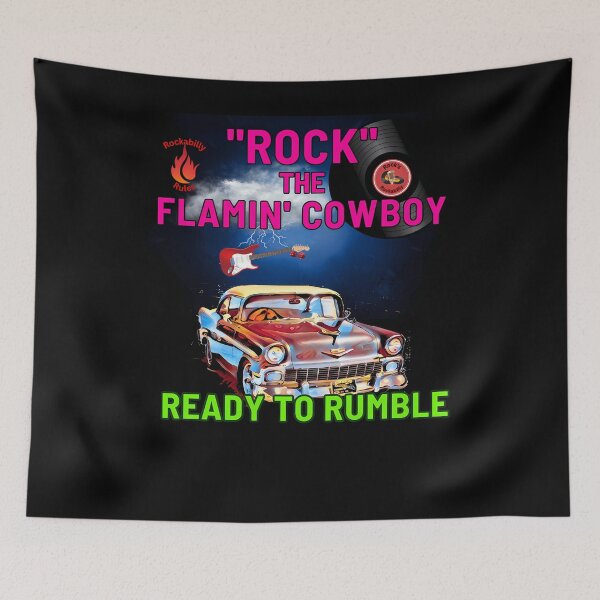 Item preview, Rock The Flamin Cowboy Ready To Rumble designed and sold by ALLISONCASTL.