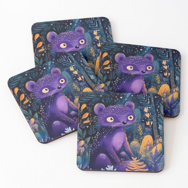 Item preview, Mystical Purple Creature in Enchanted Forest designed and sold by NTHMax.