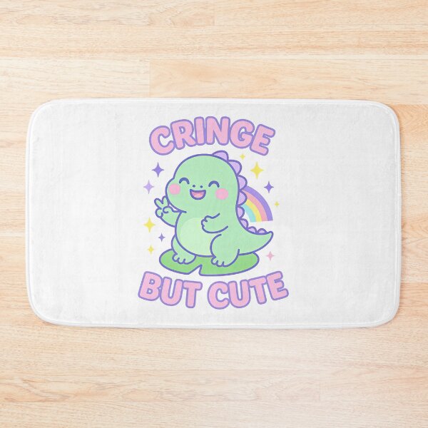 Item preview, Cringe But Cute Dinosaur – Pastel Kawaii Rainbow Design designed and sold by Vibrantdream.