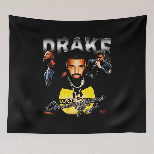 Item preview, Drake Champagne Papi Collage with Bold Text and Chain designed and sold by jotaro201.