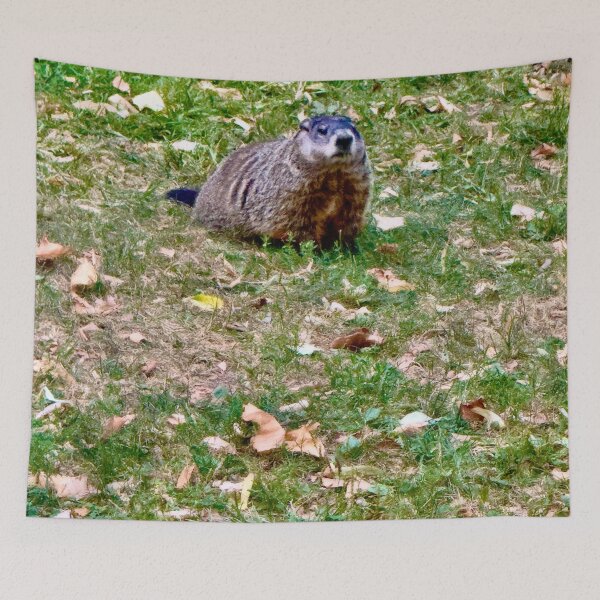 Item preview, Groundhog in Autumn by Pamela Storch designed and sold by Pamela Storch.