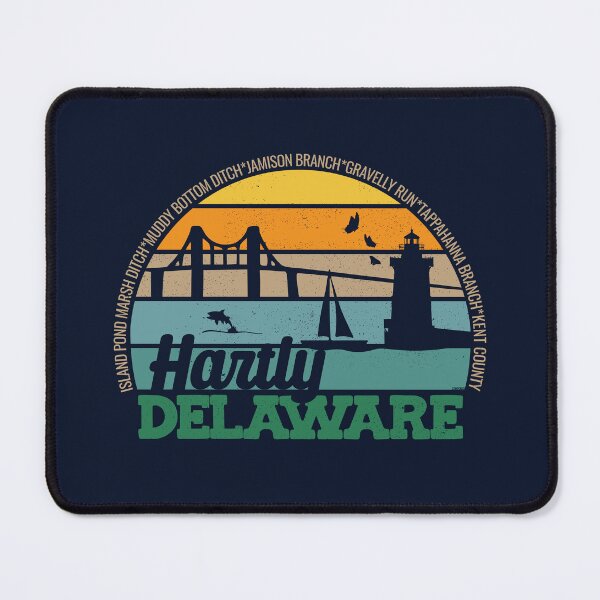 Item preview, Hartly Delaware Retro Sunset Local Pride Logo designed and sold by CRHPOD20.