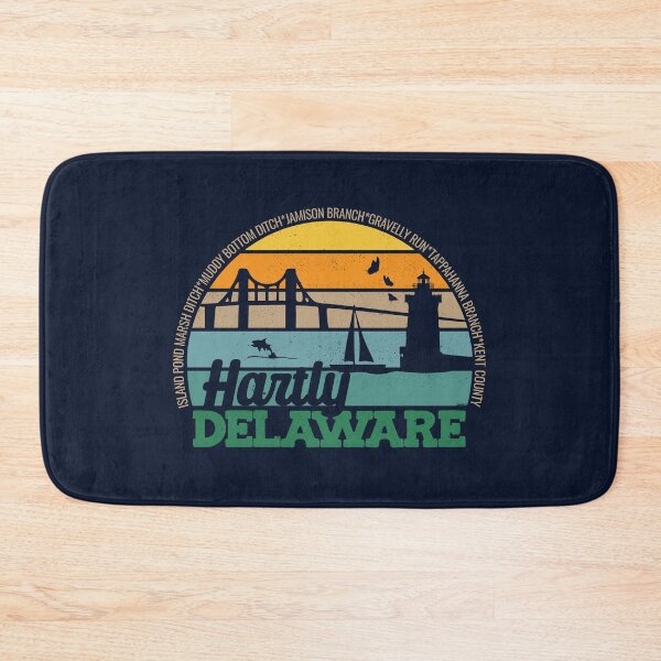 Item preview, Hartly Delaware Retro Sunset Local Pride Logo  designed and sold by CRHPOD20.
