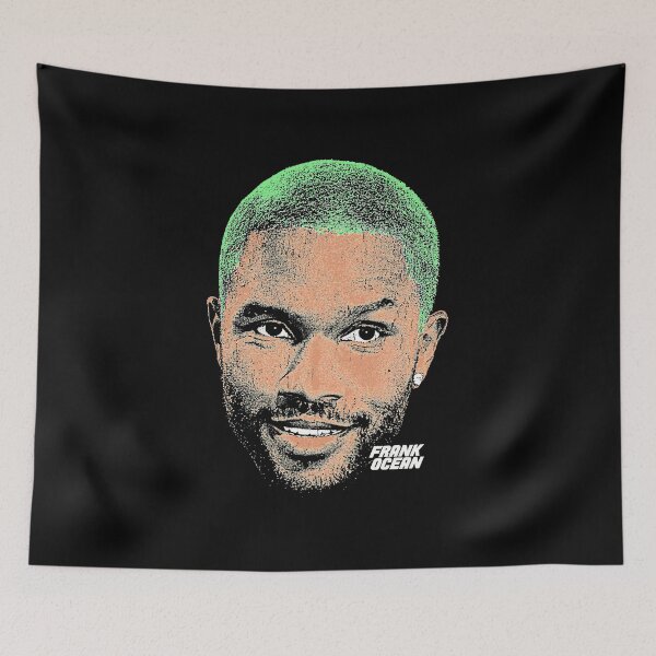 Item preview, Frank Ocean Green Hair Portrait Minimal Pop Texture designed and sold by kingofshaman123.