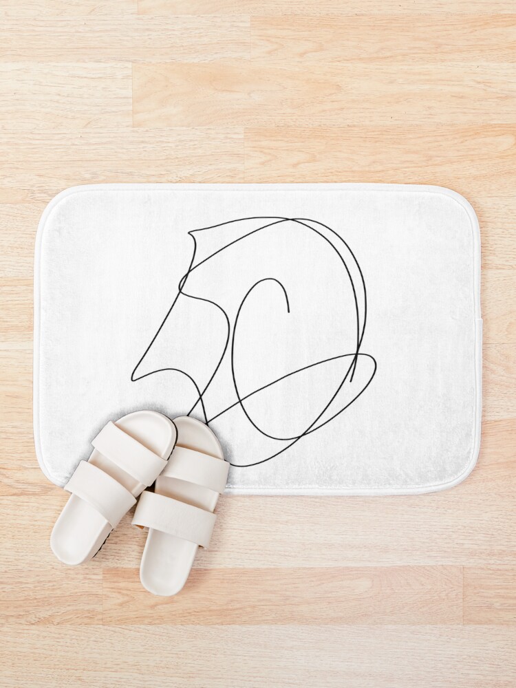 Thumbnail 1 of 6, Bath Mat, Writer designed and sold by Designhand.