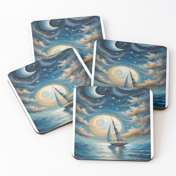 Item preview, Celestial Sails Navigating The Cosmos designed and sold by VivianMant.