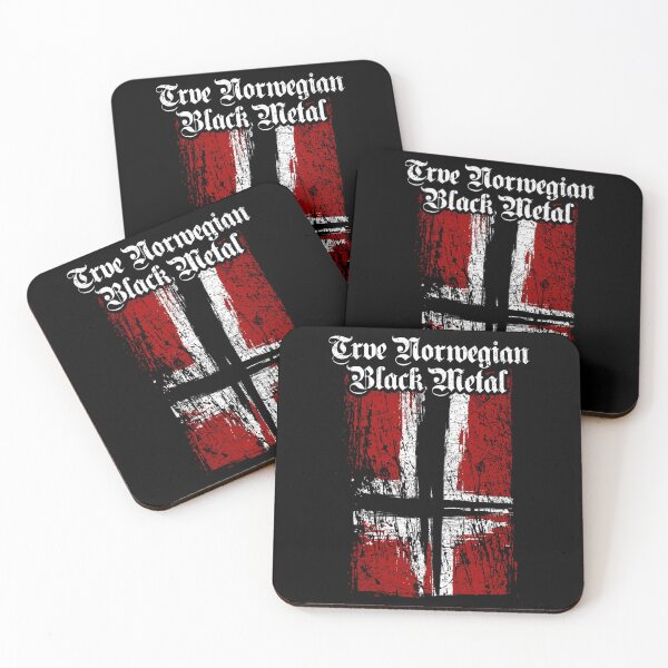 Item preview, Trve (True) Norwegian Black Metal - Norwegian Satanic Flag designed and sold by denisecej6.