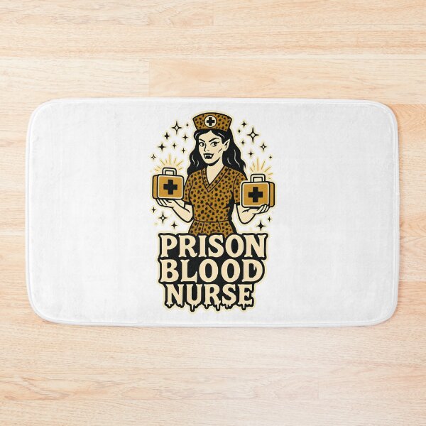 Item preview, Prison Blood Nurse – Halloween Vampire T-Shirt for Female Prison Nurses – Spooky Correctional Nurse Design designed and sold by ClinicalHubs.