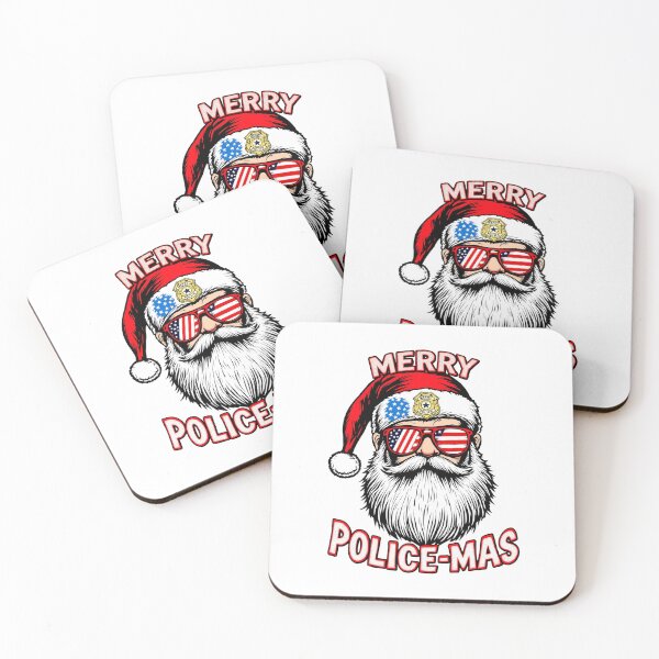 Item preview, Merry Police-Mas Santa Claus Police Officer Christmas designed and sold by eneot1.