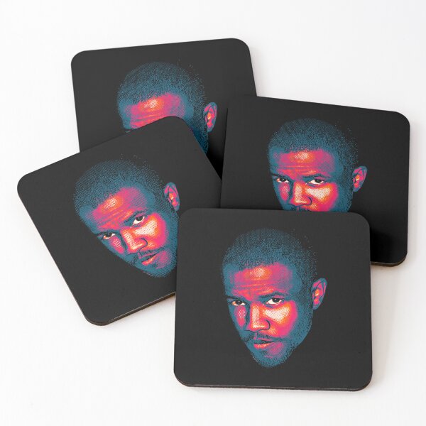 Item preview, Frank Ocean Neon Portrait Vaporwave Pop Culture Icon designed and sold by kingofshaman123.