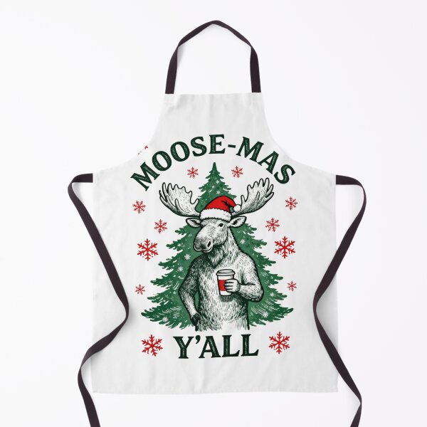 Item preview, Funny Moose-Mas Y'all Christmas Pun designed and sold by eneot1.