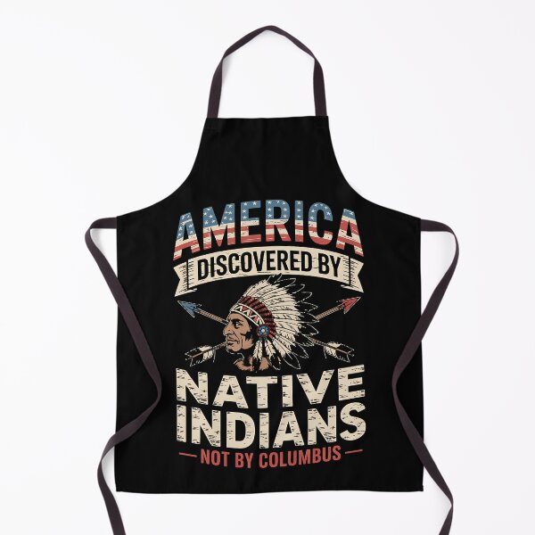 Item preview, America Discovered By Native Indians 1492 Anti Columbus designed and sold by BakeryDozen.