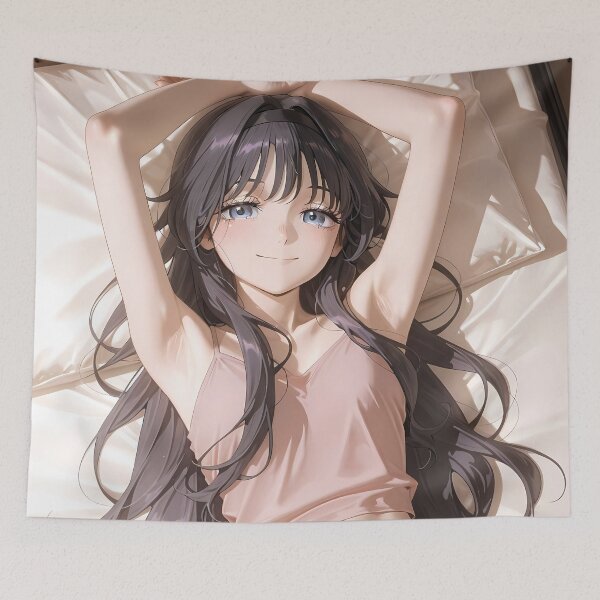 Item preview, Kaoruko Waguri Relaxing Charm Fragrant Flower Blooms Dignity Anime designed and sold by SolenneAzur.