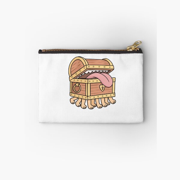 Item preview, Sentient Travel Chest Sticker – Funny Fantasy Monster Luggage designed and sold by EnchantedGremlinLoot.