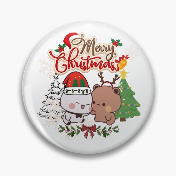 Item preview, Merry Christmas Bubu Dudu Panda And Brownie Bear True Love Couple 2026 designed and sold by BrightStreets.
