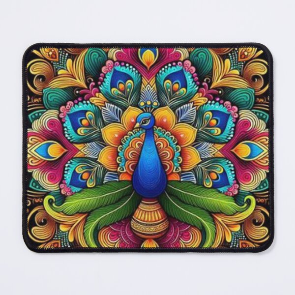 Item preview, Rangoli Peacock designed and sold by Mywaymylife.