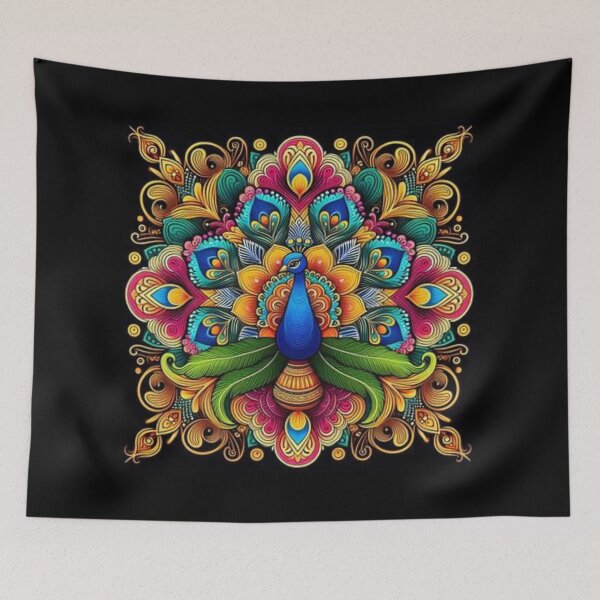 Item preview, Rangoli Peacock designed and sold by Mywaymylife.