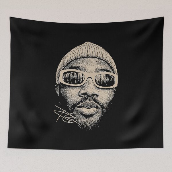 Item preview, Frank Ocean Monochrome Portrait Beanie Sunglasses Vibe designed and sold by kingofshaman123.