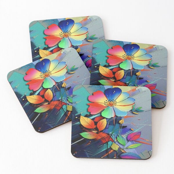 Item preview, Flower Abstract Painting designed and sold by ViaARTfactory.