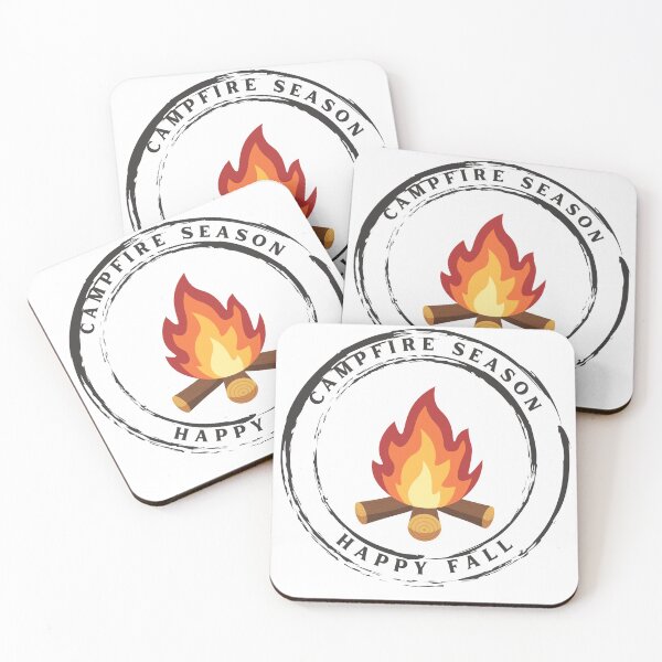 Item preview, Campfire Season Happy Fall designed and sold by Sailing Llamas.