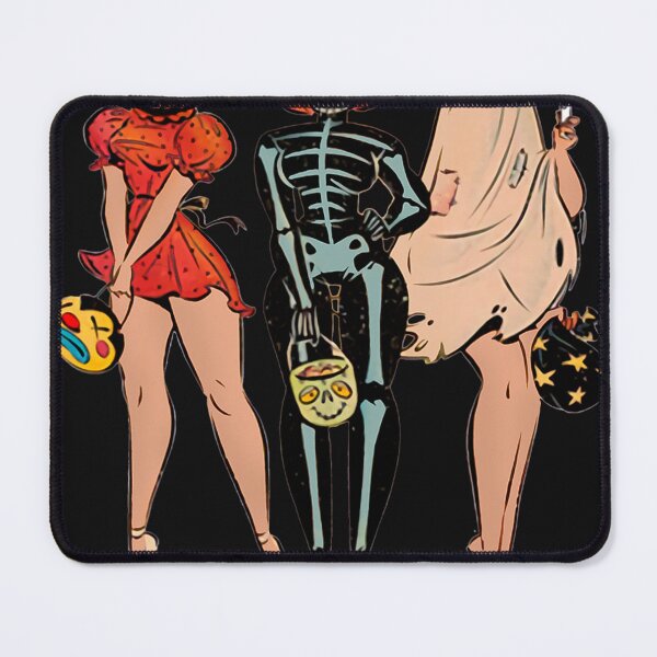 Item preview, Halloween Witch Pin Up Retro Vintage Pumpkin Women designed and sold by LeroyGardner1.