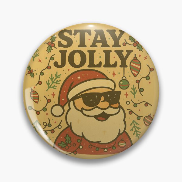 Item preview, Christmas Stay Jolly Santa designed and sold by AZTRELIS.