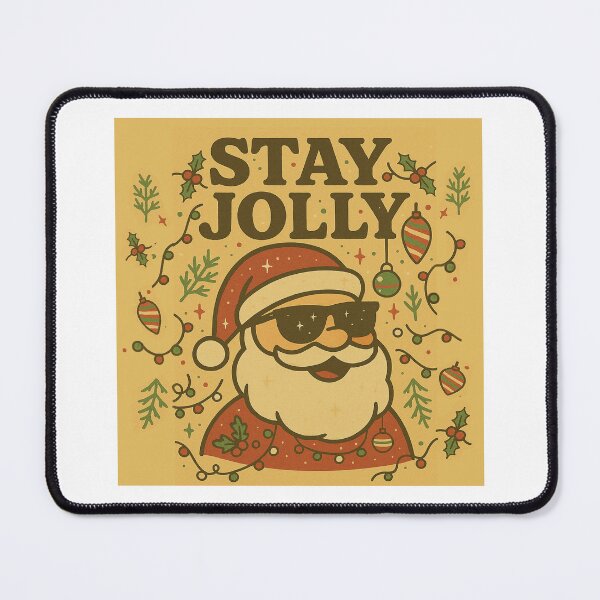 Item preview, Christmas Stay Jolly Santa designed and sold by AZTRELIS.