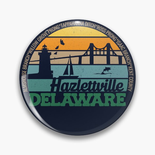Item preview, Hazelettville Delaware Retro Sunset Local Pride Logo  designed and sold by CRHPOD20.