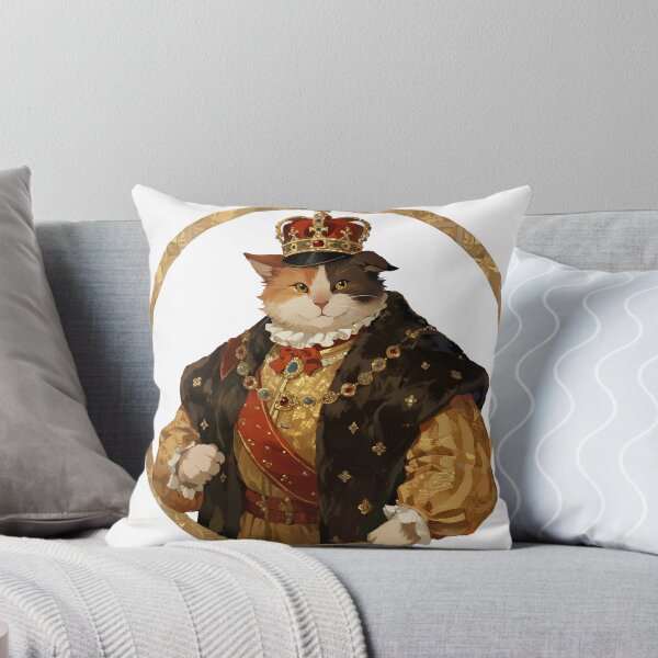 Item preview, Cat in ornate royal European attire. designed and sold by Philly Phillo.