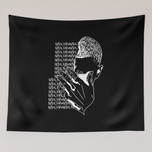 Item preview, Nevermind Line Art Portrait Minimalist Monochrome Mood designed and sold by kingofshaman123.