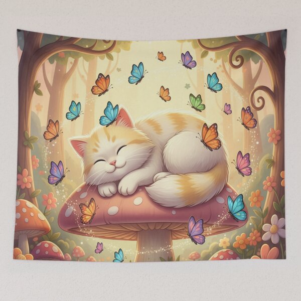 Item preview, Peaceful Cat Dreams designed and sold by A&V Artist.