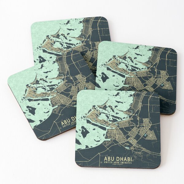 Item preview, Abu Dhabi City Map UAE - Summer designed and sold by deMAP.