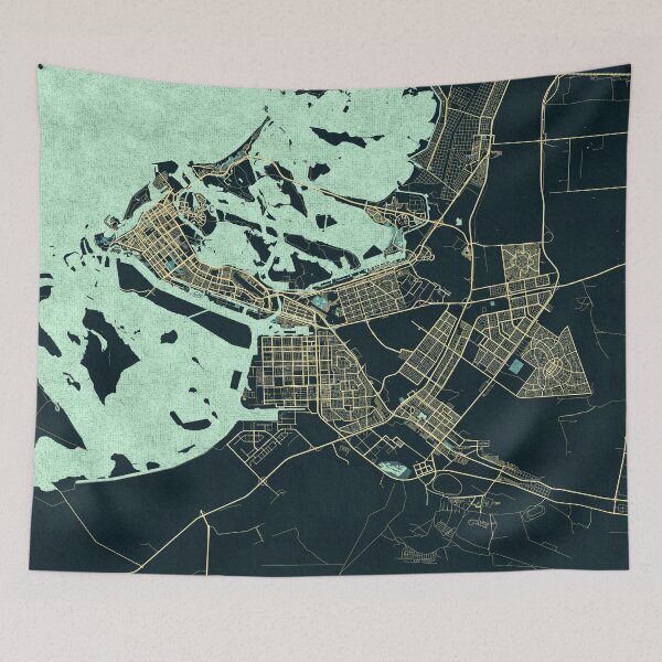 Item preview, Abu Dhabi City Map UAE - Summer designed and sold by deMAP.