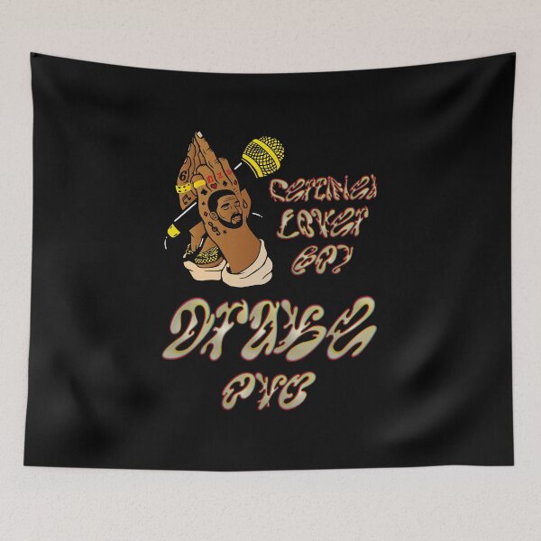 Item preview, Drake Dante Pye Cartoon Rap Character Holding Mic Graffiti Text designed and sold by jotaro201.