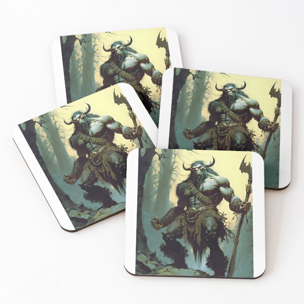 Item preview, River Troll In The Style Of  Frazetta  Vallejo designed and sold by DixieBotsford.