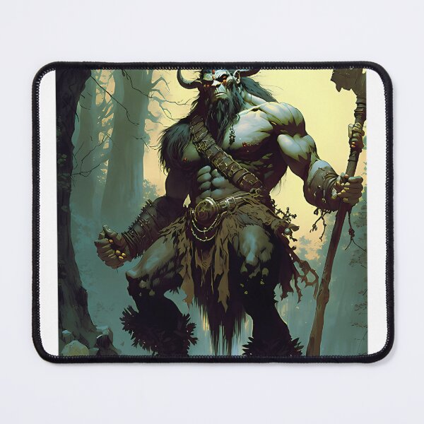 Item preview, River Troll In The Style Of  Frazetta  Vallejo designed and sold by DixieBotsford.