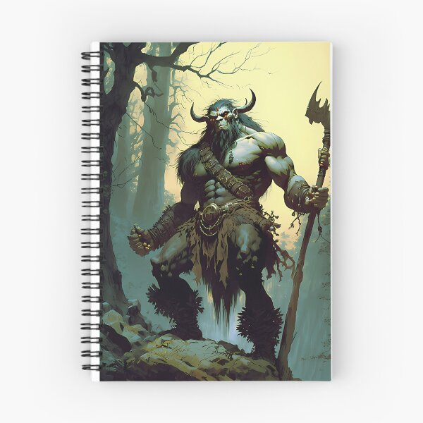 Item preview, River Troll In The Style Of  Frazetta  Vallejo designed and sold by DixieBotsford.
