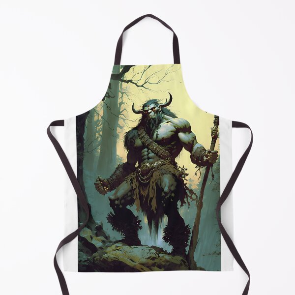 Item preview, River Troll In The Style Of  Frazetta  Vallejo designed and sold by DixieBotsford.