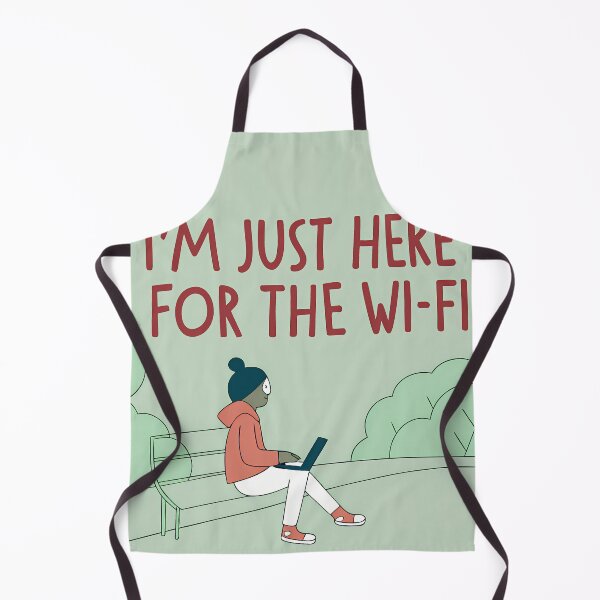 Item preview, IM JUST HERE FOR THE WI FI ART designed and sold by ART ATTACK ZONE.