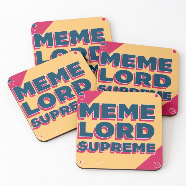 Item preview, MEME LORD SUPREME Art Illustrations Energetic Digital Communication designed and sold by ART ATTACK ZONE.