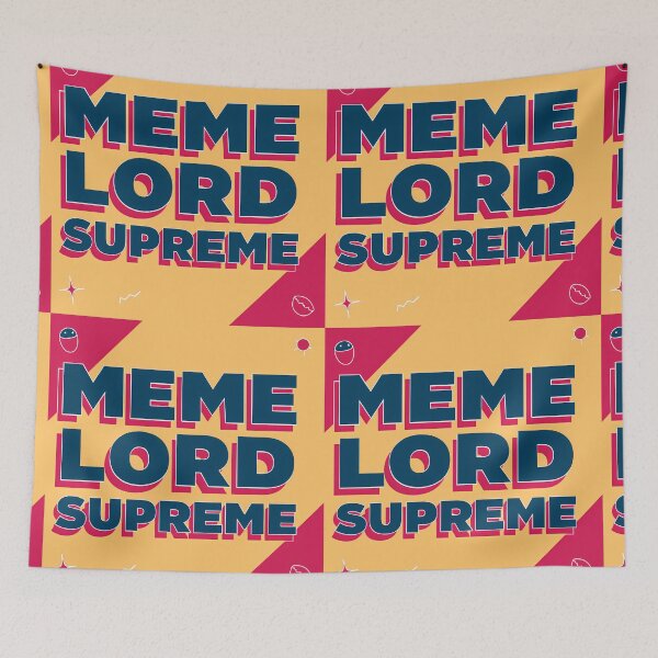 Item preview, MEME LORD SUPREME Art Illustrations Energetic Digital Communication designed and sold by ART ATTACK ZONE.