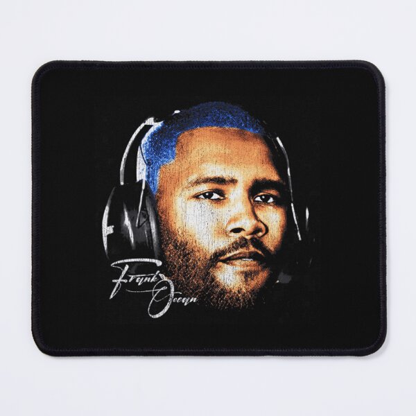 Item preview, Frank Ocean Headphones Portrait Blue Hair Aesthetic designed and sold by kingofshaman123.