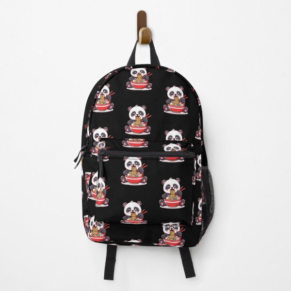 Item preview, Chibi Panda Eating Ramen Bowl – Cute Kawaii Japanese Cartoon Food Design designed and sold by ColorSplash123.